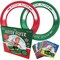 Activ Life 2 Pack Flying Rings for Kids, Fun Beach Toys, Gifts for Boys & Girls Aged 3-14, Cool Family Outdoor Games, Play at Playground, Easter Basket Fillers Birthday Presents, Red/Green
